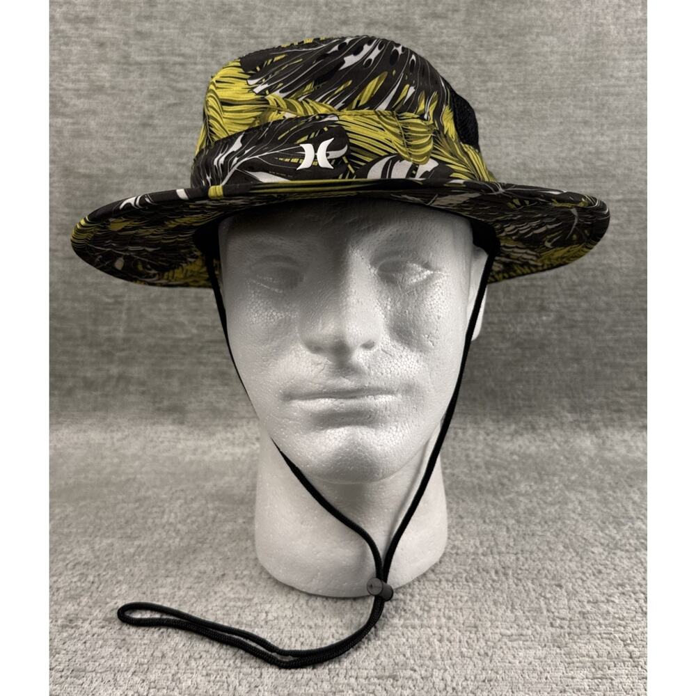 Hurley Men’s Beach Boonie Hat Tropical Palm Sun Bucket Fishing Cap S/M HNHM0035